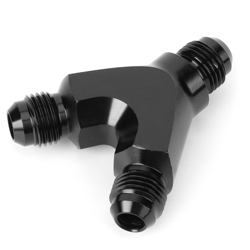 AN6 3 Way Adapter Y Block Fitting - Universal T6061 Aluminum Oil Fuel Fluid Connector for 6-AN Lines - Image 4