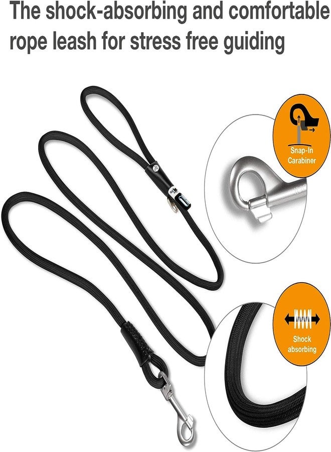 Curli Stretch Comfort Leash for Dogs Size: Large Color:Black - Image 2