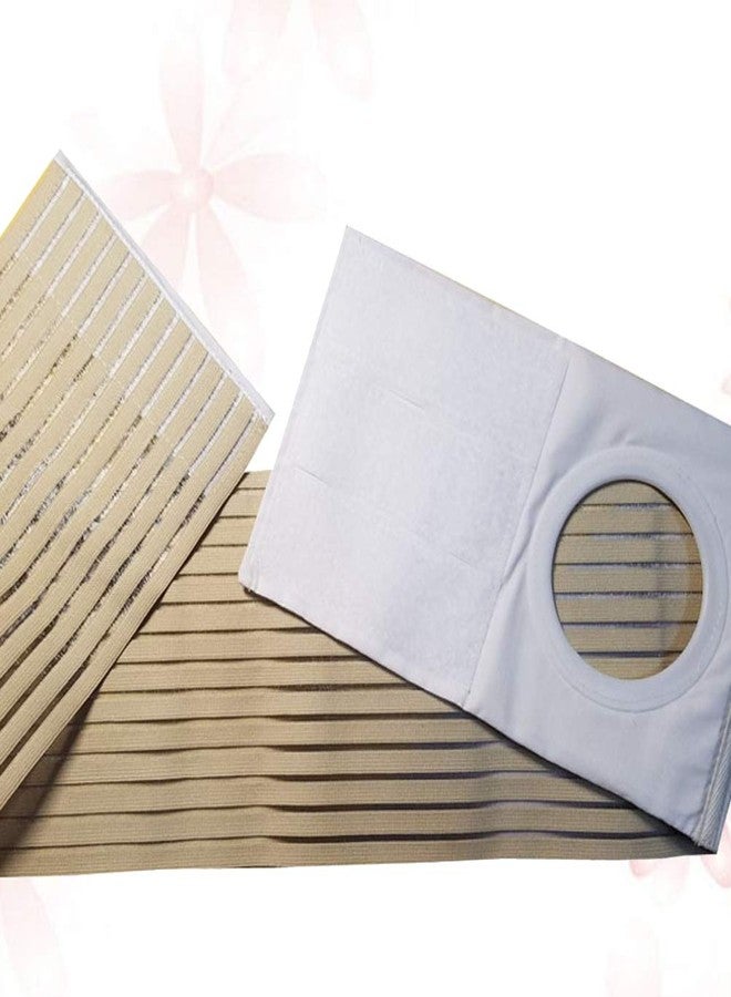 SUPVOX Ostomy Support Belt Elastic Hernia Band Breathable Belly Band for Man Woman Colostomy Abdominal Support - Image 2