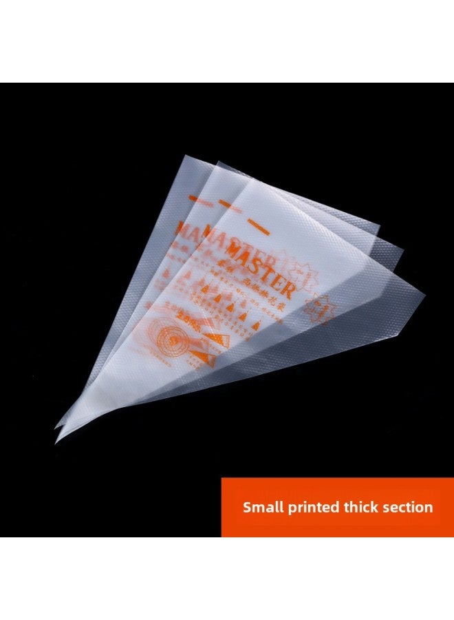 Thickened Disposable Cream Squeezing Bag Baking Cake Decorating Bag One-time Home Use Packaging For Cream Squeezing Flower-Color:10-30 Boxes-Specifications:Small Printing Number Printing Thick (100/bag)  - Image 1