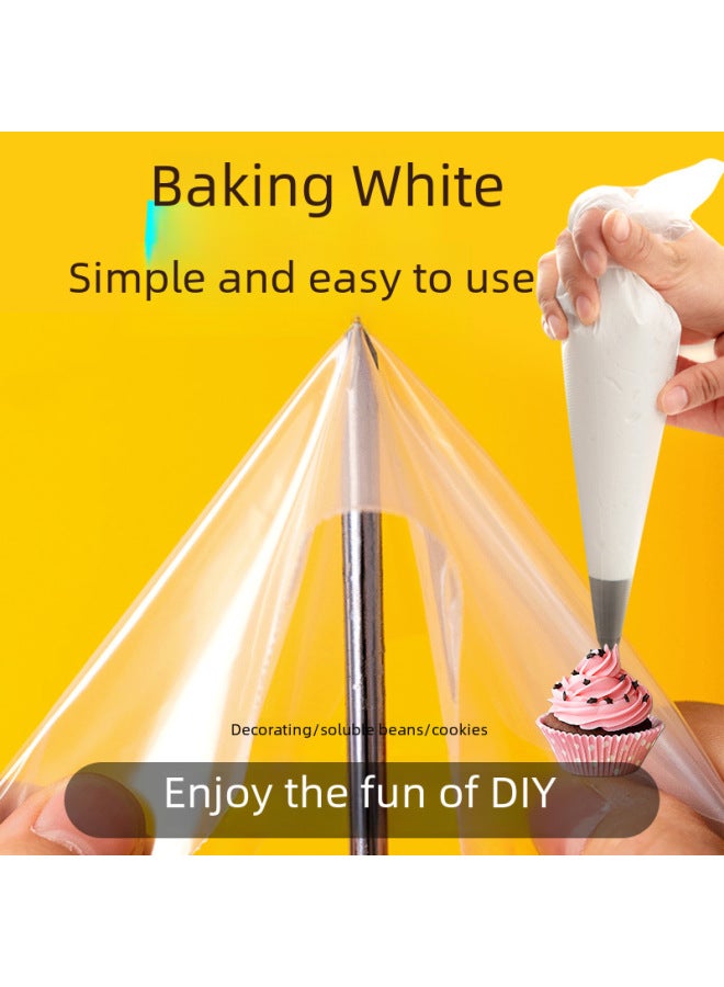 Thickened Disposable Cream Squeezing Bag Baking Cake Decorating Bag One-time Home Use Packaging For Cream Squeezing Flower-Color:10-30 Boxes-Specifications:Small Printing Number Printing Thick (100/bag)  - Image 5
