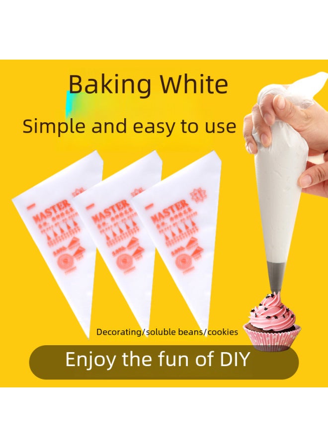 Thickened Disposable Cream Squeezing Bag Baking Cake Decorating Bag One-time Home Use Packaging For Cream Squeezing Flower-Color:10-30 Boxes-Specifications:Small Printing Number Printing Thick (100/bag)  - Image 4