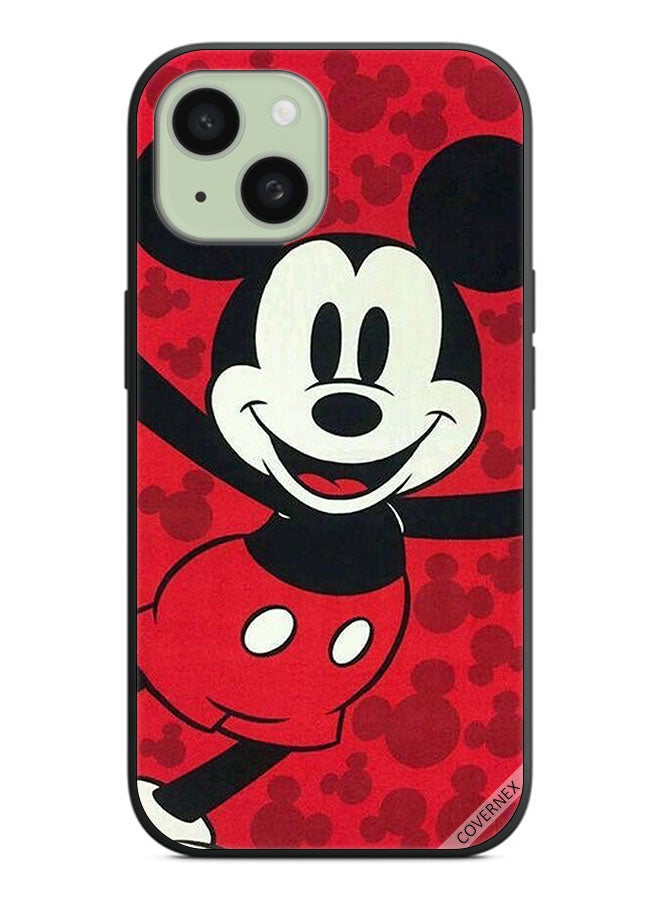 Covernex غطاء واقي لهاتف آيفون 15 من أبل مع ميكي ماوس السعيد - Image 1