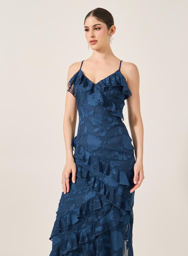 Styli Floral Ruffle Dress - Image 3