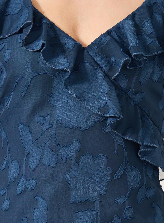 Styli Floral Ruffle Dress - Image 4