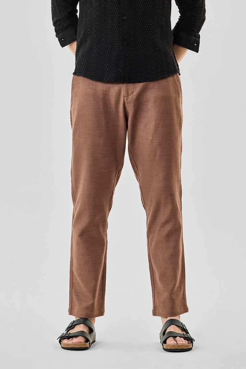 SNITCH Relaxed Fit 100% Cotton Trousers