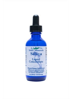 Eidon Liquid Silica Mineral Concentrate - Silica Supplement for Hair, Skin and Nails, Silica Drops to Support Collagen Production, Joint and Bone Health, Helps Manage Calcium, No Added Sugar - 2 oz