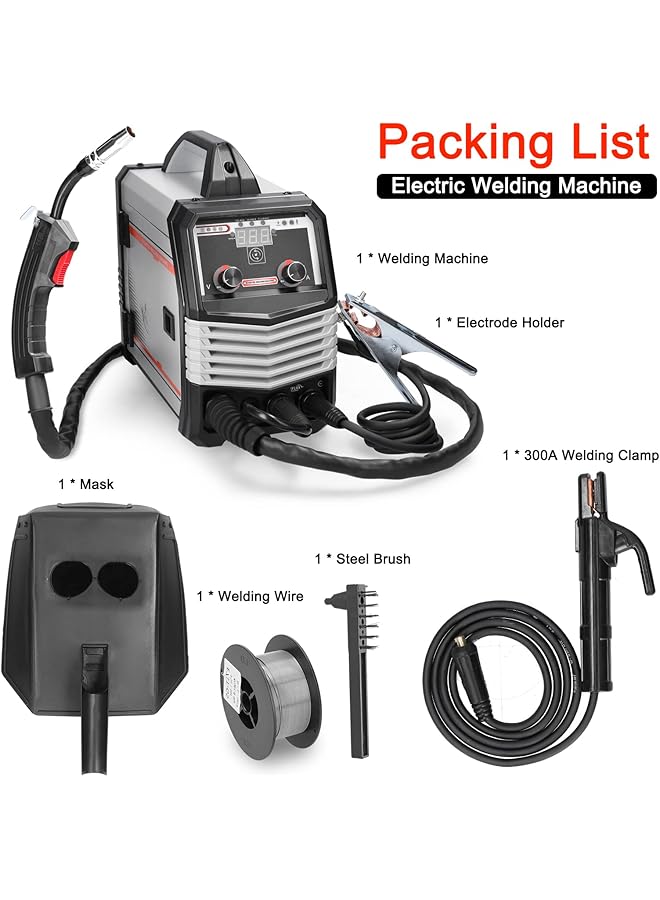 إيروريكس آلة لحام كهربائية محمولة متعددة الأغراض 4 في 1 Mig Mma Mag Tig 160C، لحامات ذكية - Image 4