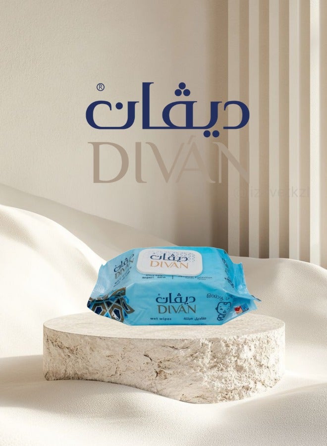 مناديل مبلة للأطفال خالية من الكحول، 120 منديل في العبوه