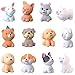 MAOMIA 12 Pcs Dog Figures for Kids Animal Toys Set Cake Toppers Dog Figurines Collection Playset for Christmas Birthday Gift Desk Decorations - Image 4