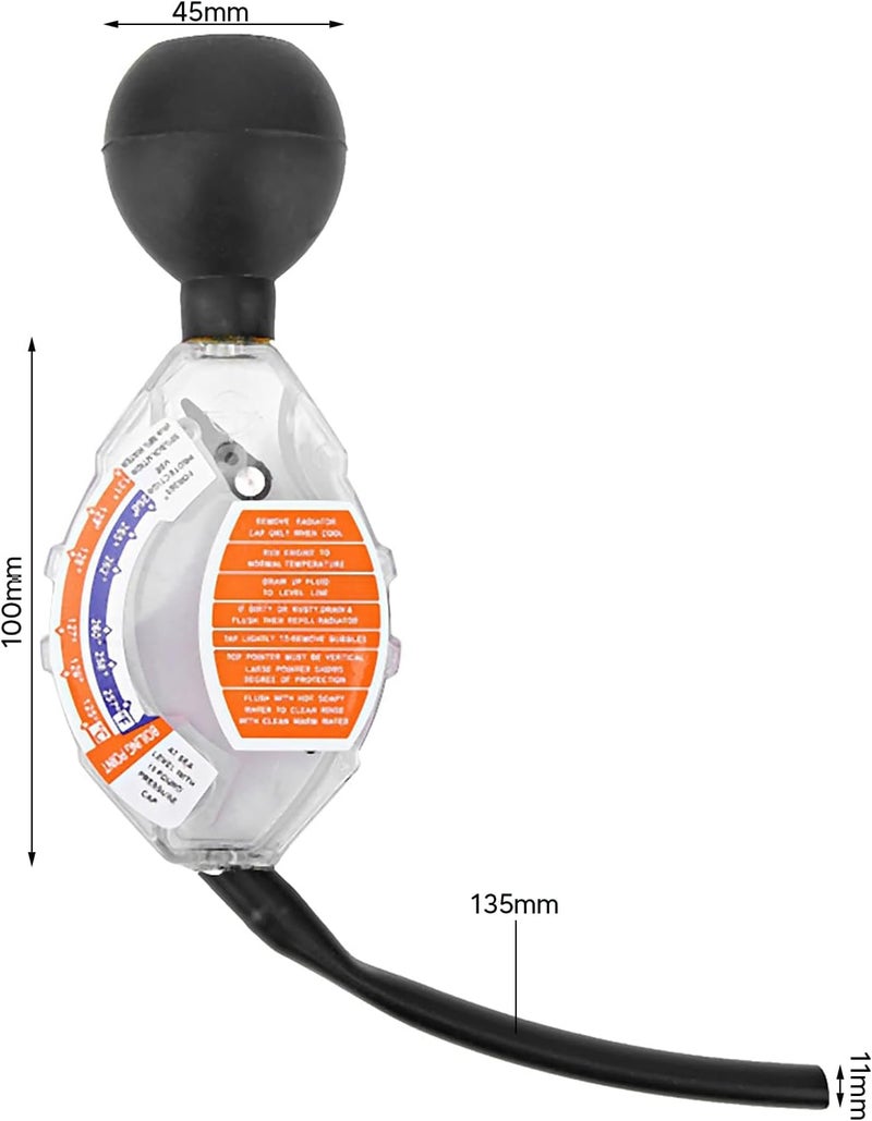 Psytfei Antifreeze Meter, Quality Deluxe Dial Type Rapid Test Frost Protection Densitometer Coolant Tester Accessories Car Antifreeze Tester - Image 2