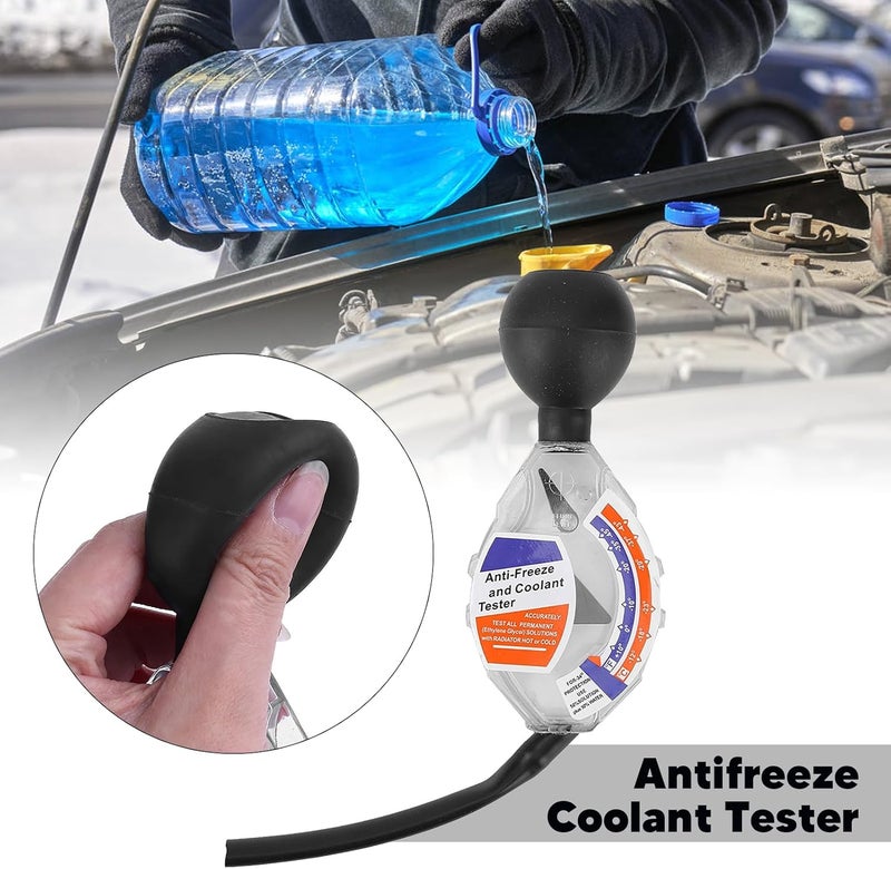 Psytfei Antifreeze Meter, Quality Deluxe Dial Type Rapid Test Frost Protection Densitometer Coolant Tester Accessories Car Antifreeze Tester - Image 3