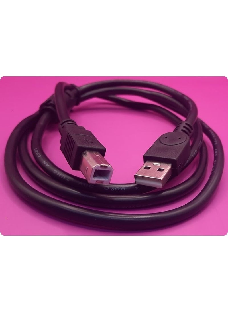 كابل USB 2.0 إلى طابعة ذكر/ذكر (1.5 متر) - Image 2