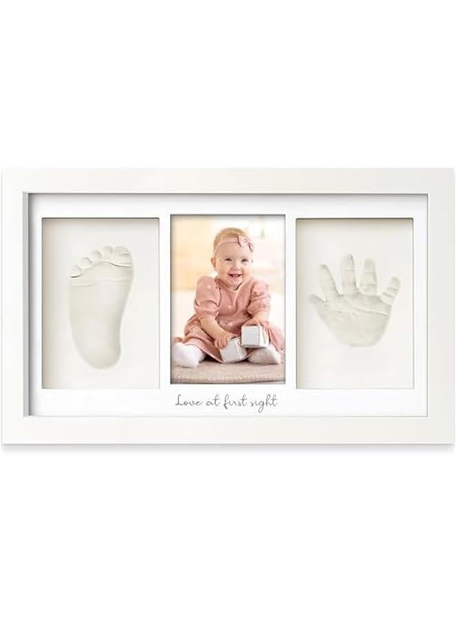 0TO1 Baby Handprint Footprint Kit, Keepsake Photo Frame for Newborn Boys  Girls, Baby Gifts,Personalized Baby Milestone Gift, Nursery Decor,Baby Shower Gifts for Girls Boys - Image 1