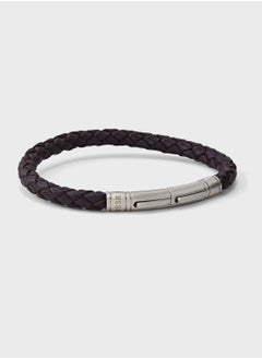 FOSSIL Jf04089040 Braided  Leather Bracelet  - Image 1