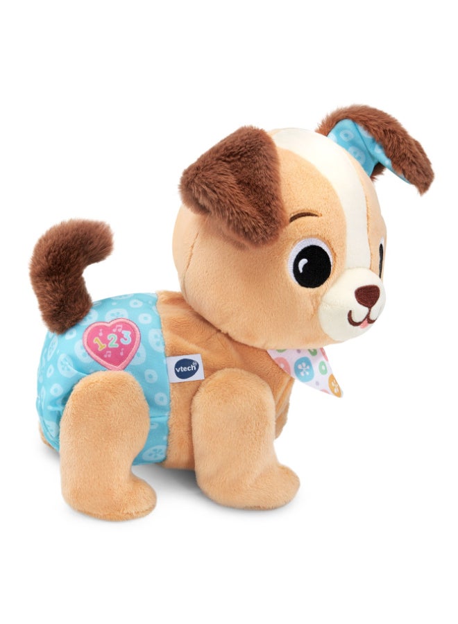 vtech Walking & Singing Plush Puppy Toy with Light-Up Button for Babies (6+ Months) - Image 2