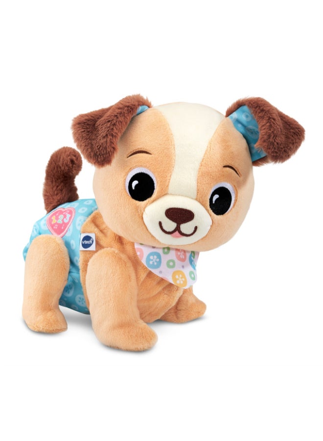vtech Walking & Singing Plush Puppy Toy with Light-Up Button for Babies (6+ Months) - Image 1