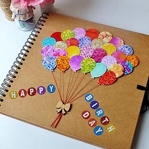 Comet Busters Self-Adhesive Uppercase Alphabet Stickers for Art & Craft, Decorations, Project Work, School Work (STK01-2) (Yellow) - Image 2