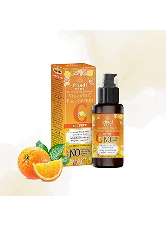 Khadi Veda Vitamin C Face Serum Skin Brightening 30 ML(Pack of 2) - Image 3