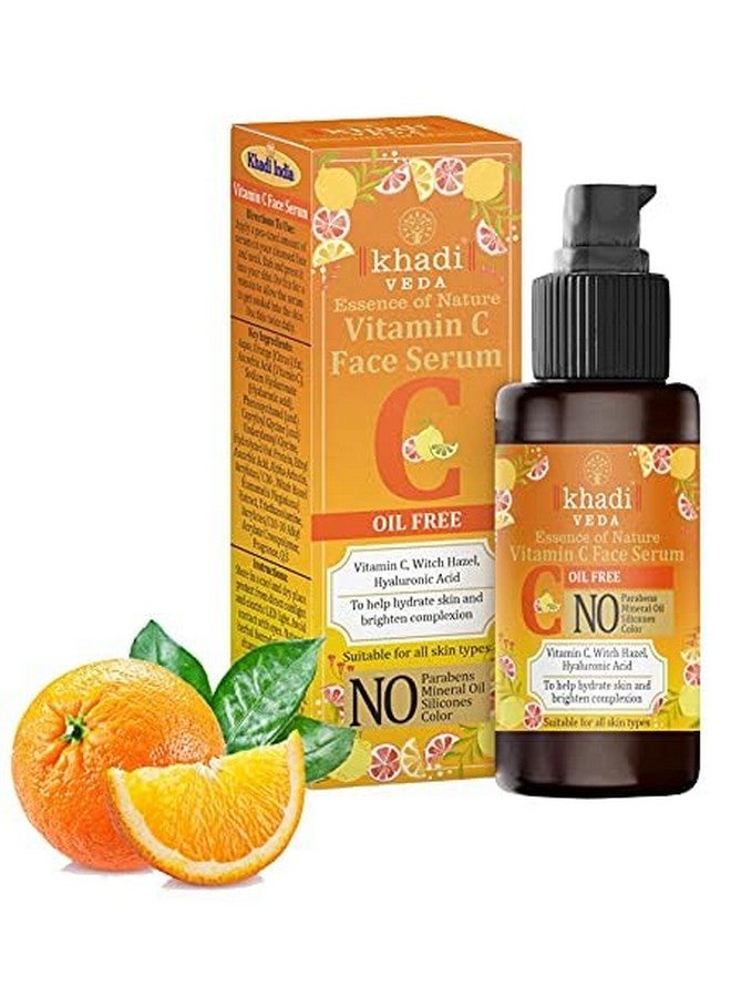 Khadi Veda Vitamin C Face Serum Skin Brightening 30 ML(Pack of 2) - Image 1
