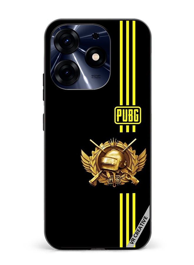 VR CREATIVE Protective Case Cover For Tecno Spark 10 Pro Pubg Yellow Design Multicolour - Image 1