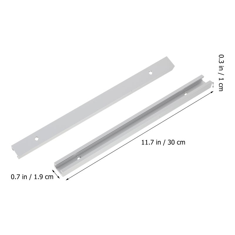 2pcs Extrusion Guide Rail Equipment Aluminum Frame Slide - Image 2