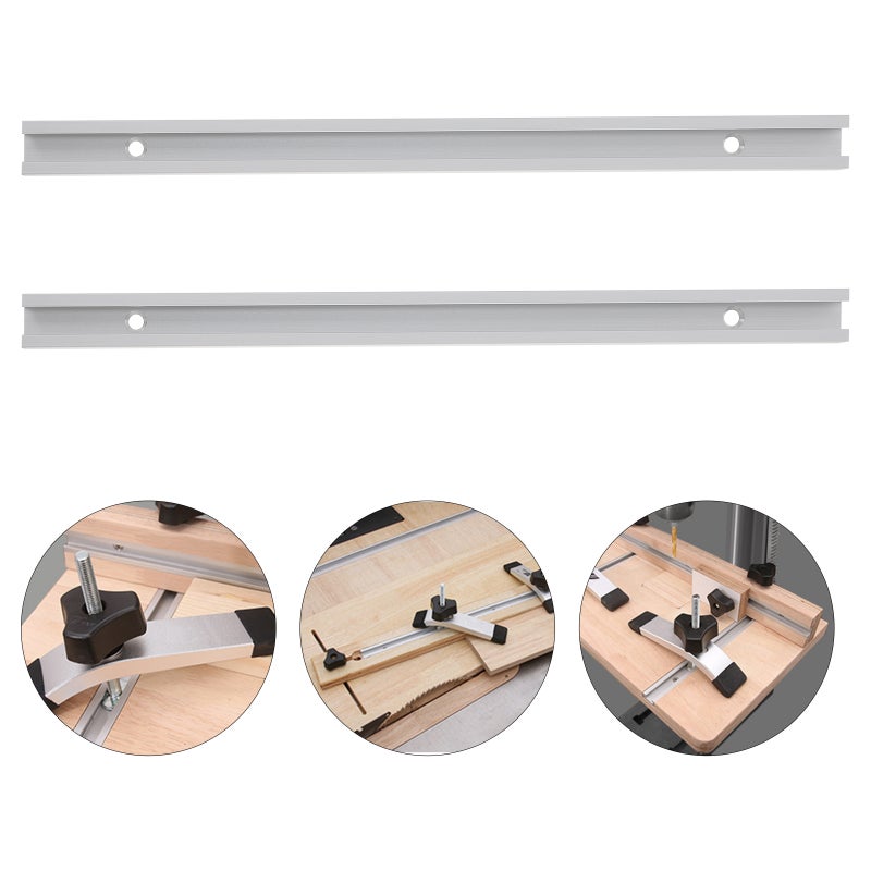 2pcs Extrusion Guide Rail Equipment Aluminum Frame Slide - Image 1