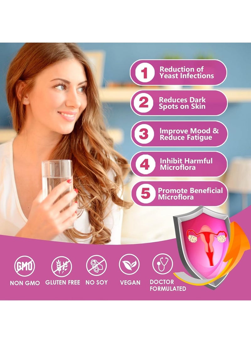 OMOGS Women's Probiotic, 120-Billion-CFUs, 20 Strains, 40 Packets Packaging may vary - Image 5