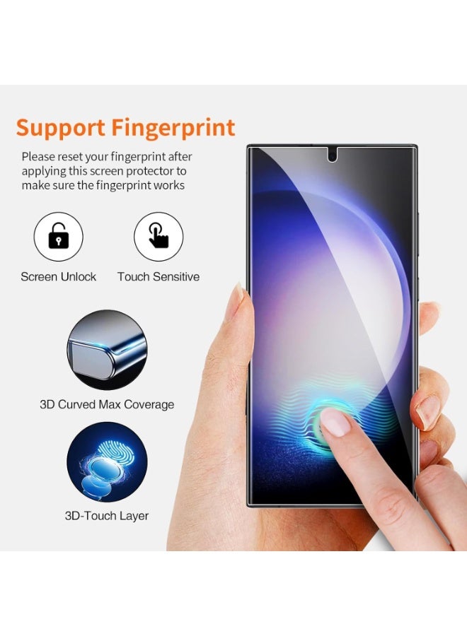 Muzz MATTE Screen Protector for Samsung Galaxy S25, Matte Anti-Glare, Anti-Fingerprint, Full Coverage Film Ceramic (Galaxy S25) - Image 3