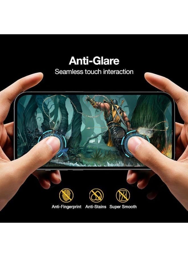 Muzz MATTE Screen Protector for Samsung Galaxy S25, Matte Anti-Glare, Anti-Fingerprint, Full Coverage Film Ceramic (Galaxy S25) - Image 2