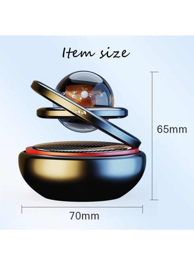 Solar Crystal Car Air Freshener: Premium Aromatherapy, Dashboard Accessory, Red Interstellar Design - High-Performance Auto Scent for All Cars - Image 2