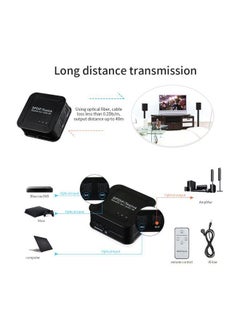 نيبمينينت محول صوت بصري SPDIF 3 في 1 مع جهاز تحكم عن بعد أسود  - Image 5