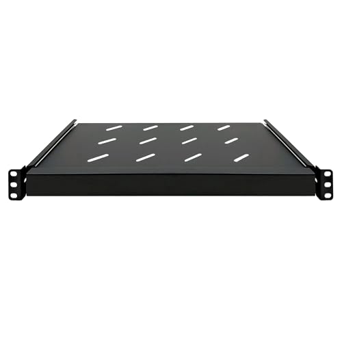 Electriduct 1U Keyboard Tray - Fully Extendable Universal 19" Rack Mount Sliding Shelf for Network Equipment Server Cabinet Enclosure with 3-Rail System and Mounting Hardware - 10.8" Deep - Image 5