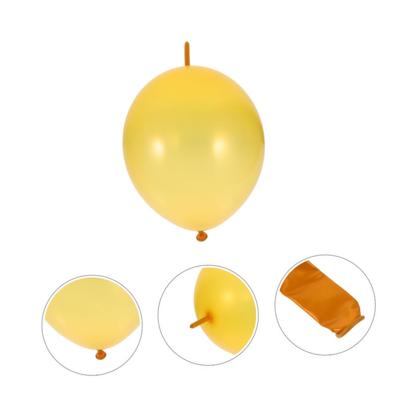 100 Pieces Tail Balloons for Party Decorations Easy Assemble Balloon Garlands - Image 3