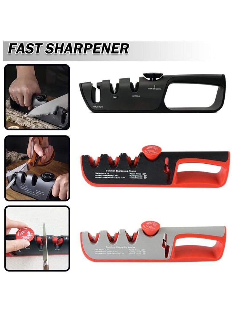 4-in-1 Knife Sharpener with Scissor Sharpener - 6-Step Adjustable Knife Sharpener for Professional Blade Care - Ergonomic Knife Sharpening - pzsku/Z16C985C23965F290990DZ/45/_/1720037758/6fa466d5-0286-43cc-bc24-22428c11ce38