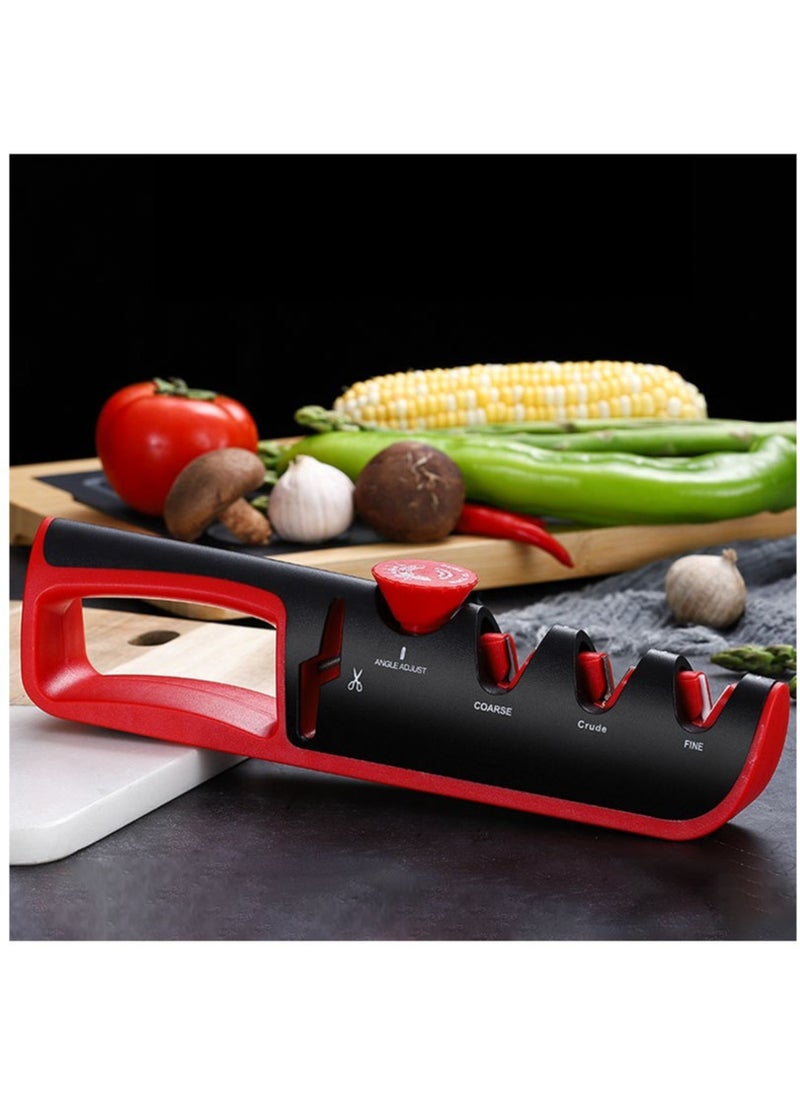 4-in-1 Knife Sharpener with Scissor Sharpener - 6-Step Adjustable Knife Sharpener for Professional Blade Care - Ergonomic Knife Sharpening - pzsku/Z16C985C23965F290990DZ/45/_/1720037972/663f0d64-2952-4b24-b96b-2d37ea0fc64e