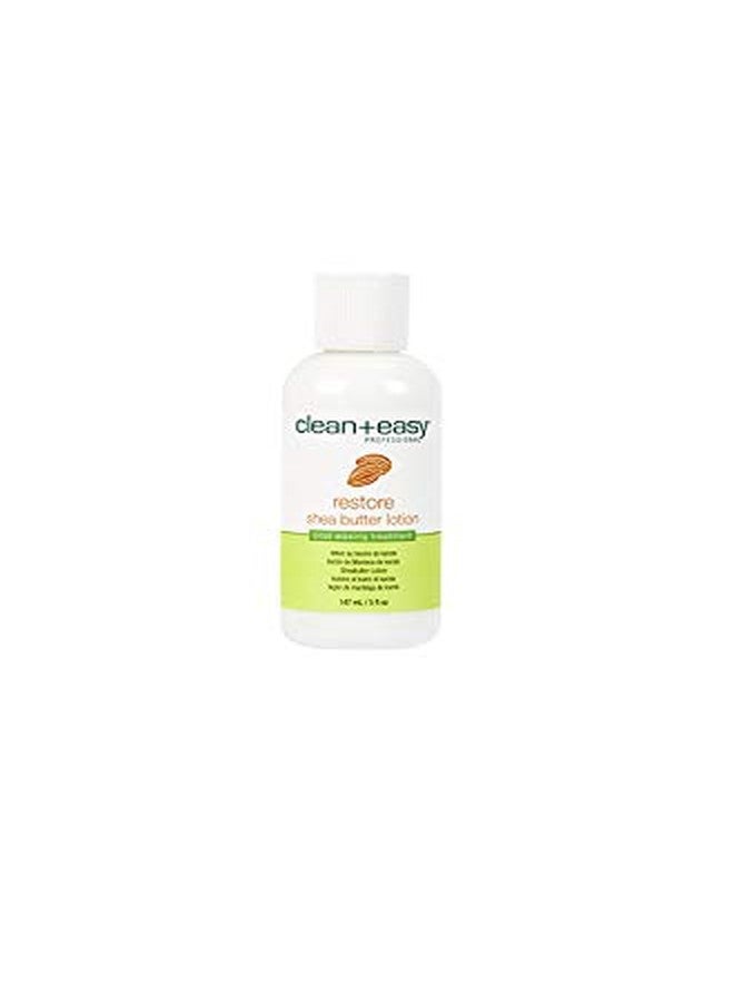 Clean + Easy Restore Dermal Therapy Lotion – Soothing Shea Butter Moisturizer for Post Wax Care, Dry & Sensitive Skin, Spa After Wax Lotion, 5 oz