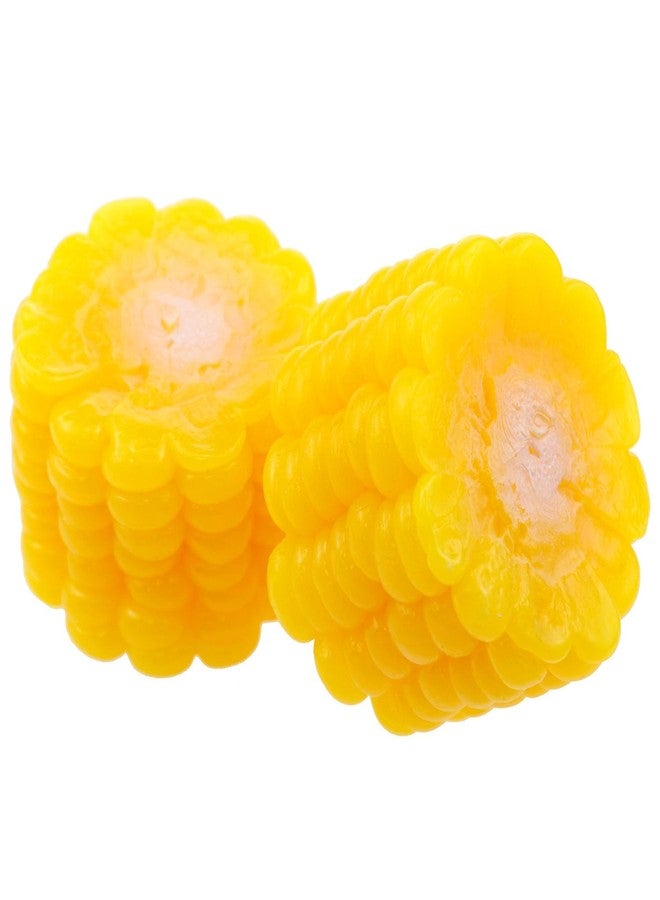 Dsjnf Simulated Corn 1.77x1.18 inches Artificial Corn Model Decoration Realistic Food Props Suitable for Photo Offices Families Exhibition Rooms Hotels 4PCS - Image 5