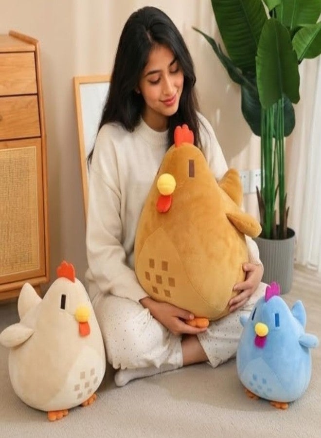 TechMax Solution Unique Stuffed Hen Figure, Delightful Chicken Plush Pillow, Soft Playtime Farm Toy Companion for Kids - Image 2