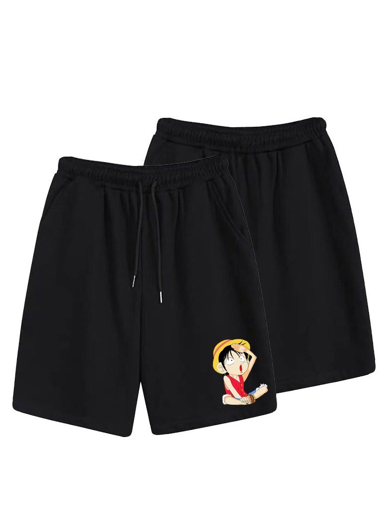 KUYING Summer One Piece Micro Elastic Loose Sports Shorts  - Image 1