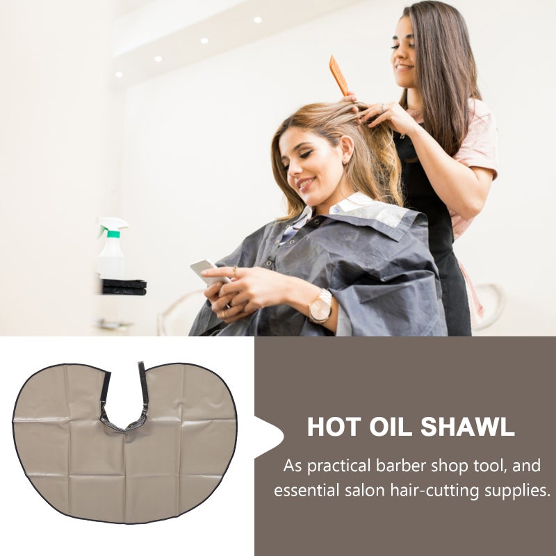 Professional Hairdressing Shawl Hairdressing Shawl Hair Dye Cape Hot Oil Shawl - Image 5
