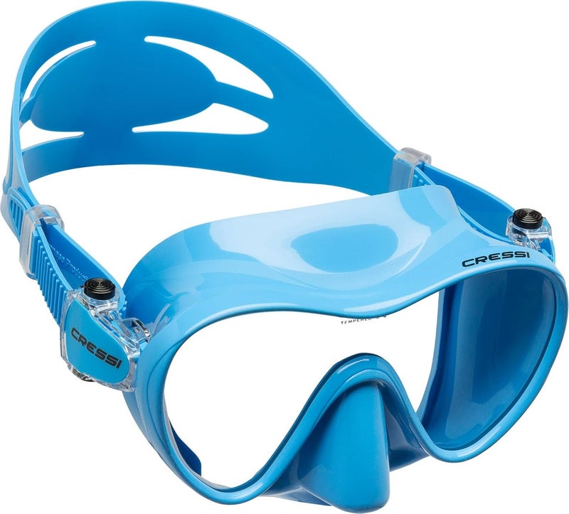 Cressi F1 Small Mask Blue - Image 2