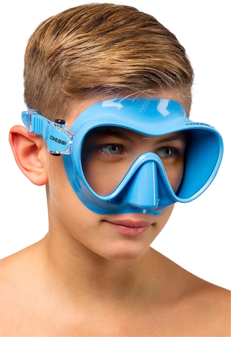 Cressi F1 Small Mask Blue - Image 3
