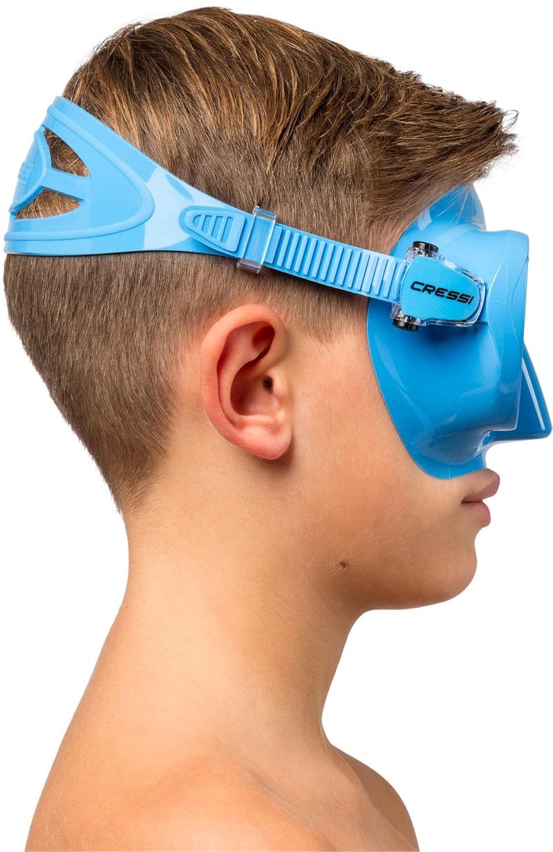 Cressi F1 Small Mask Blue - Image 4