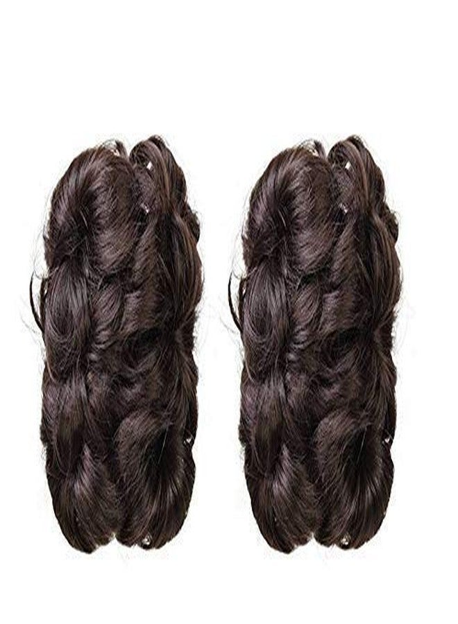 Samyak Designer 4 Flower Hair Juda Bun Claw Clip in Hair Accessories Extensions & Wigs - Image 3