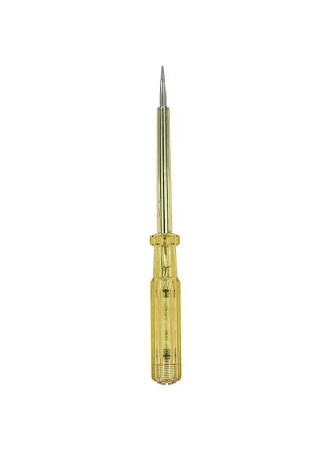 Stanley 100-500V High Grade Chrome Vanadium Spark Detecting Screwdriver Yellow and Silver 66-120  - Image 3