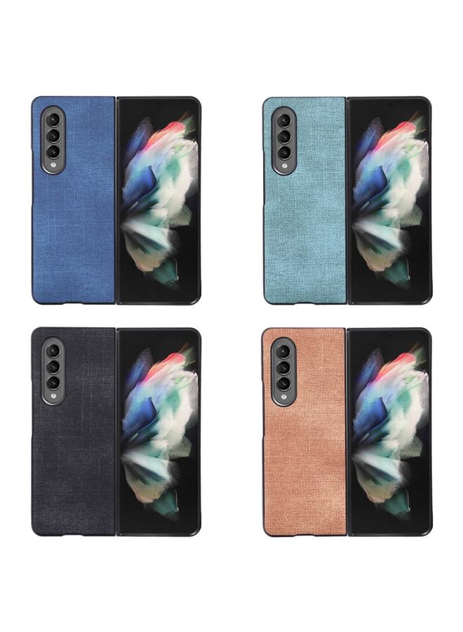 S-TOP Case For Samsung Galaxy Z Fold3 5G Brugg Texture PU+TPU+PC Shockproof Phone Case - Image 4