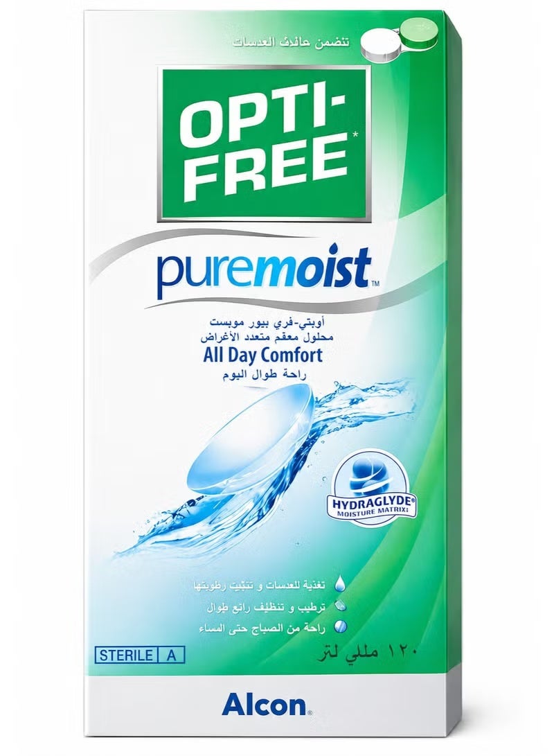 محلول Opti-Free Express لتنظيف وتعقيم العدسات اللاصقة – 120 مل