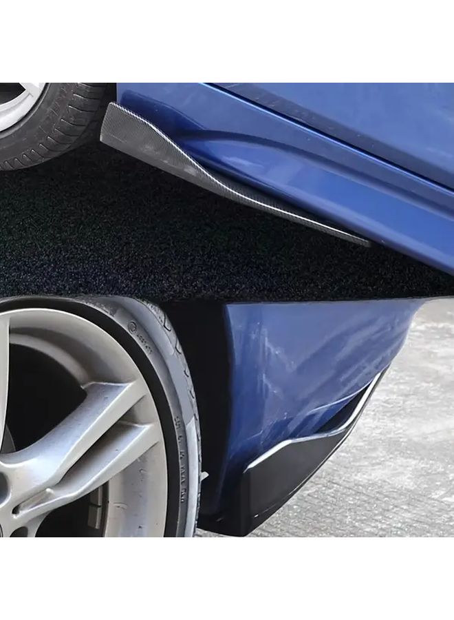 1 Pair Bright Black Car Corner Guards Front Rear Bumper Protectors Scratch Resistant PP Material Fit All Vehicles Easy Installation Durable Stylish Design Vehicle Protection Sleek Accessory High Quality - Image 3