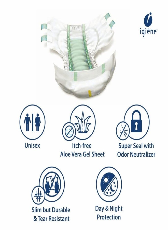 IGIENE Adult Diapers With Aloevera Gel Sheet (X Large,Pack of 1, 1Pack =10 Diapers) - Image 5